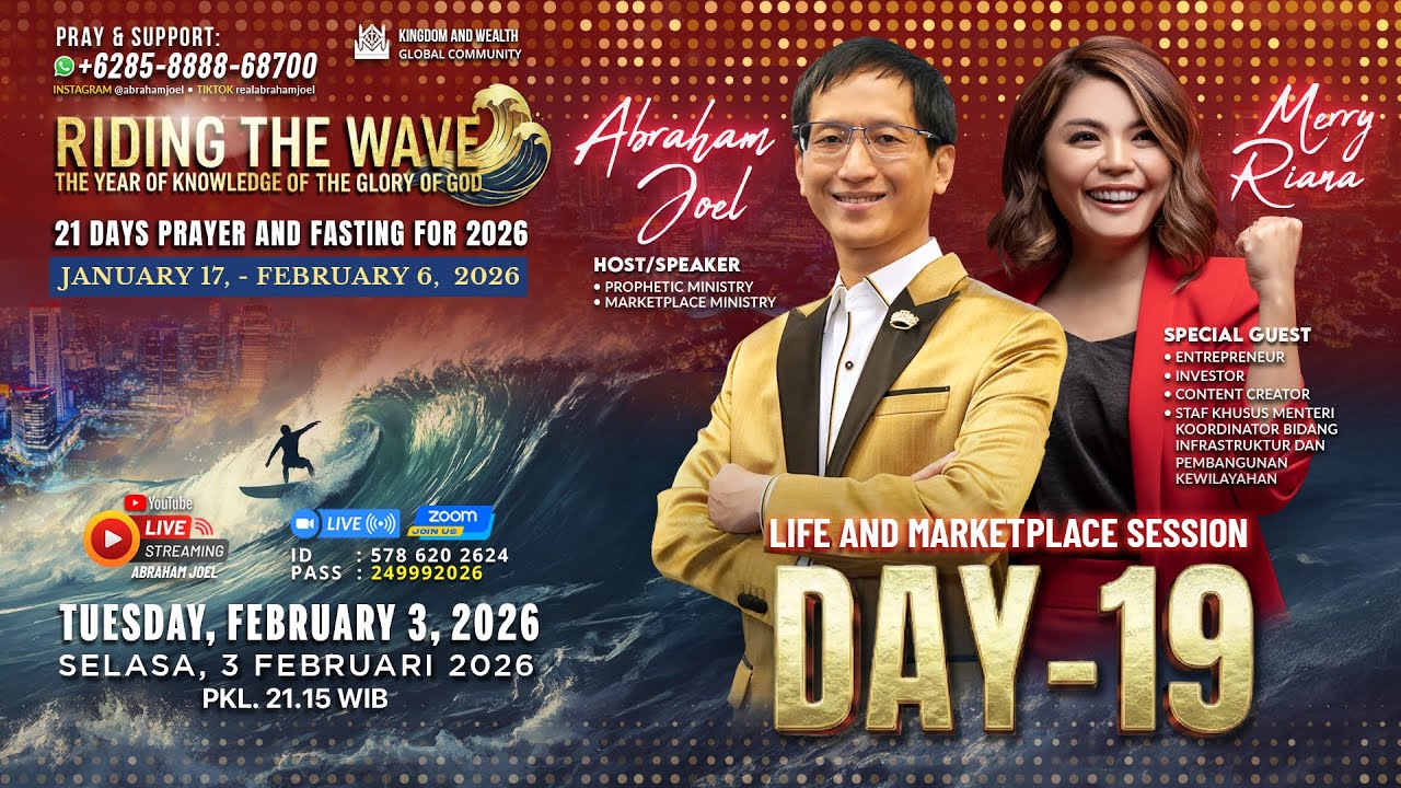 SPECIAL LIFE AND MARKETPLACE SESSION : RIDING THE WAVE  #21DAYFAST // GS : MERRY RIANA