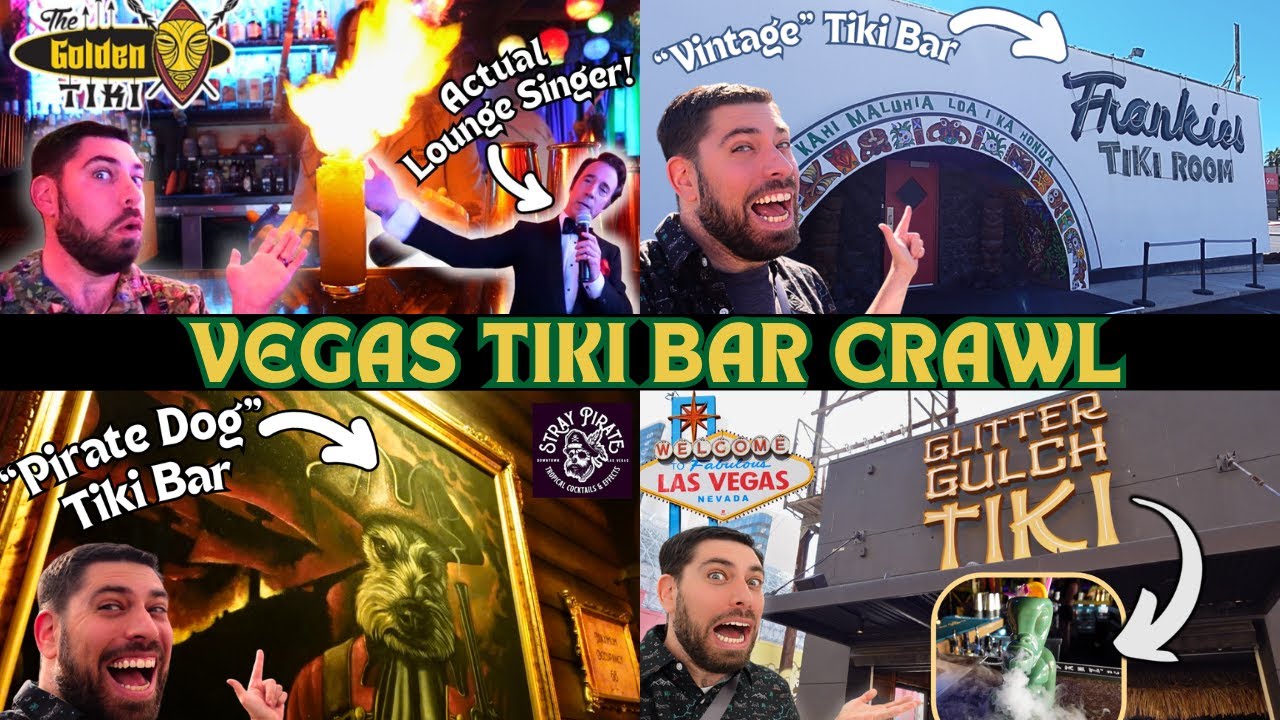 The 4 Essential Tiki Bars of Las Vegas! (Compilation)