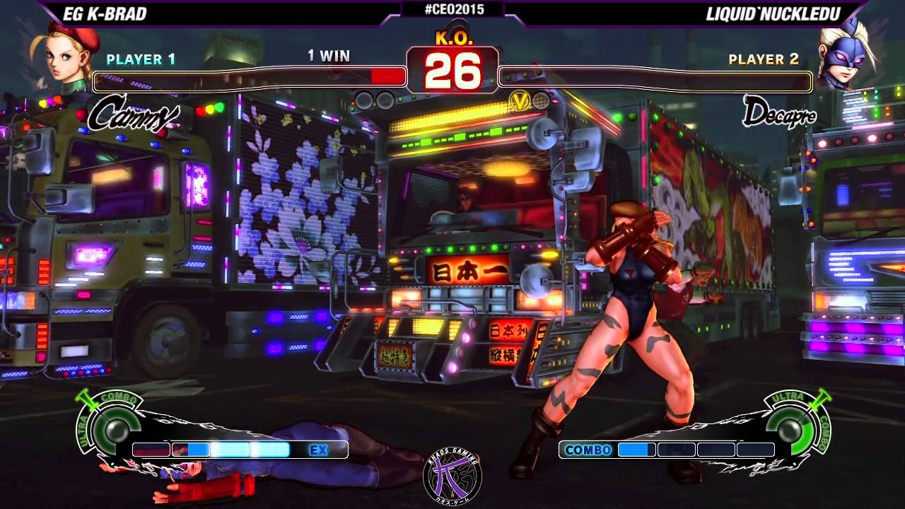 #CEO2015 #USF4 Top 32 L1 - EG KBrad (CAM) vs LIQUID NuckleDu (DEC)