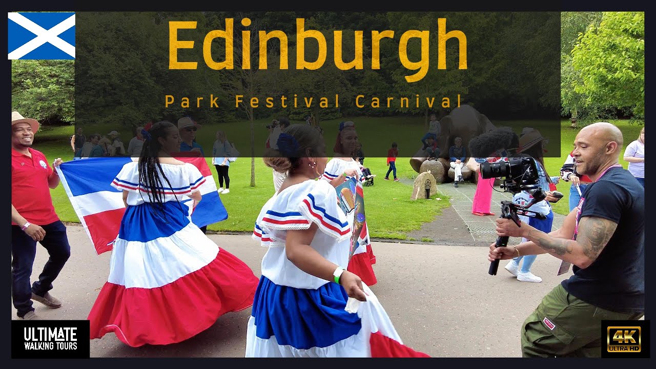 The Ultimate Edinburgh Princes Street Gardens & Festival Carnival [4K] walking Tour 2024