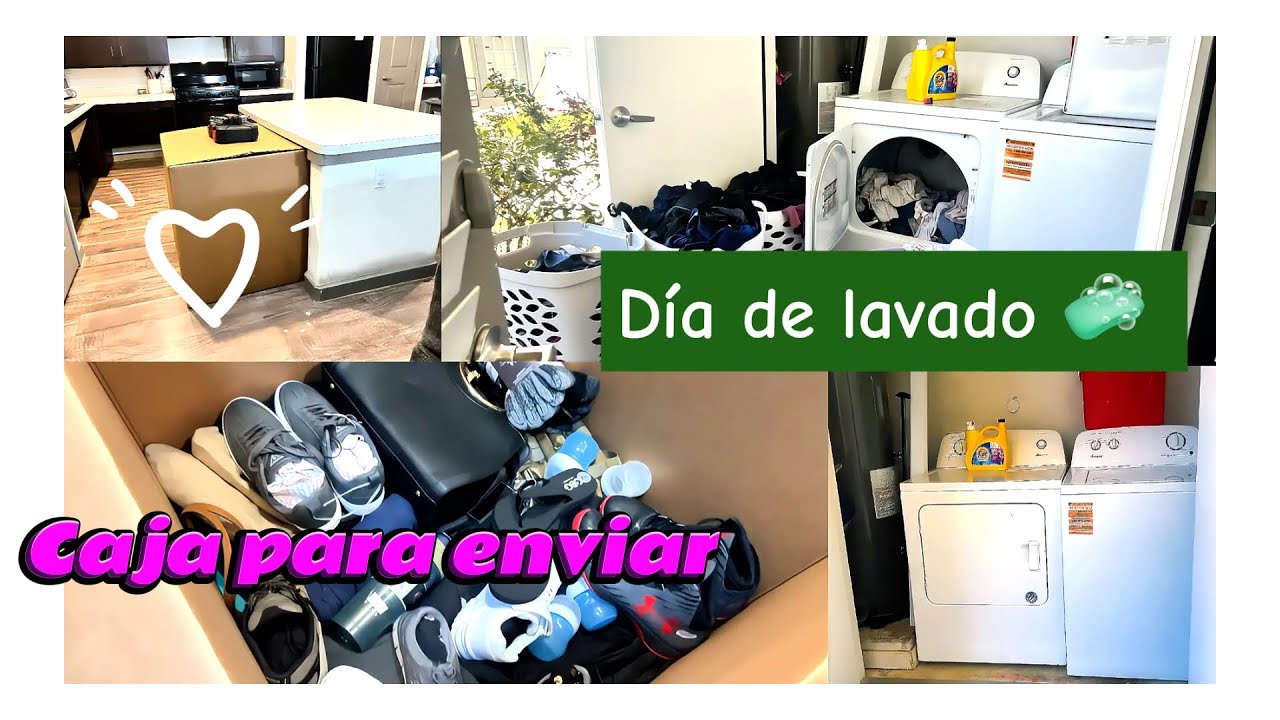 CAJA PARA MI FAMILIA EN GUATEMALA 🇬🇹 Día de lavado 🧼 🧺🫧