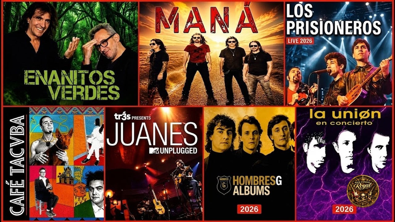 Himnos del Rock en Espa&ntilde;ol - Soda Stereo, Man&aacute;, Caifanes, Hombres G, Enanitos Verdes y m&aacute;s
