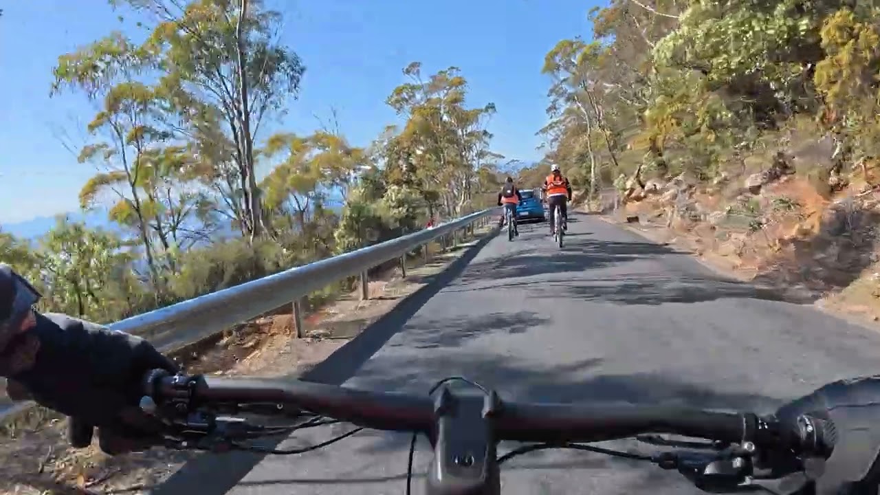 Mt Wellington descent (Hobart, TAS) in October 2024
