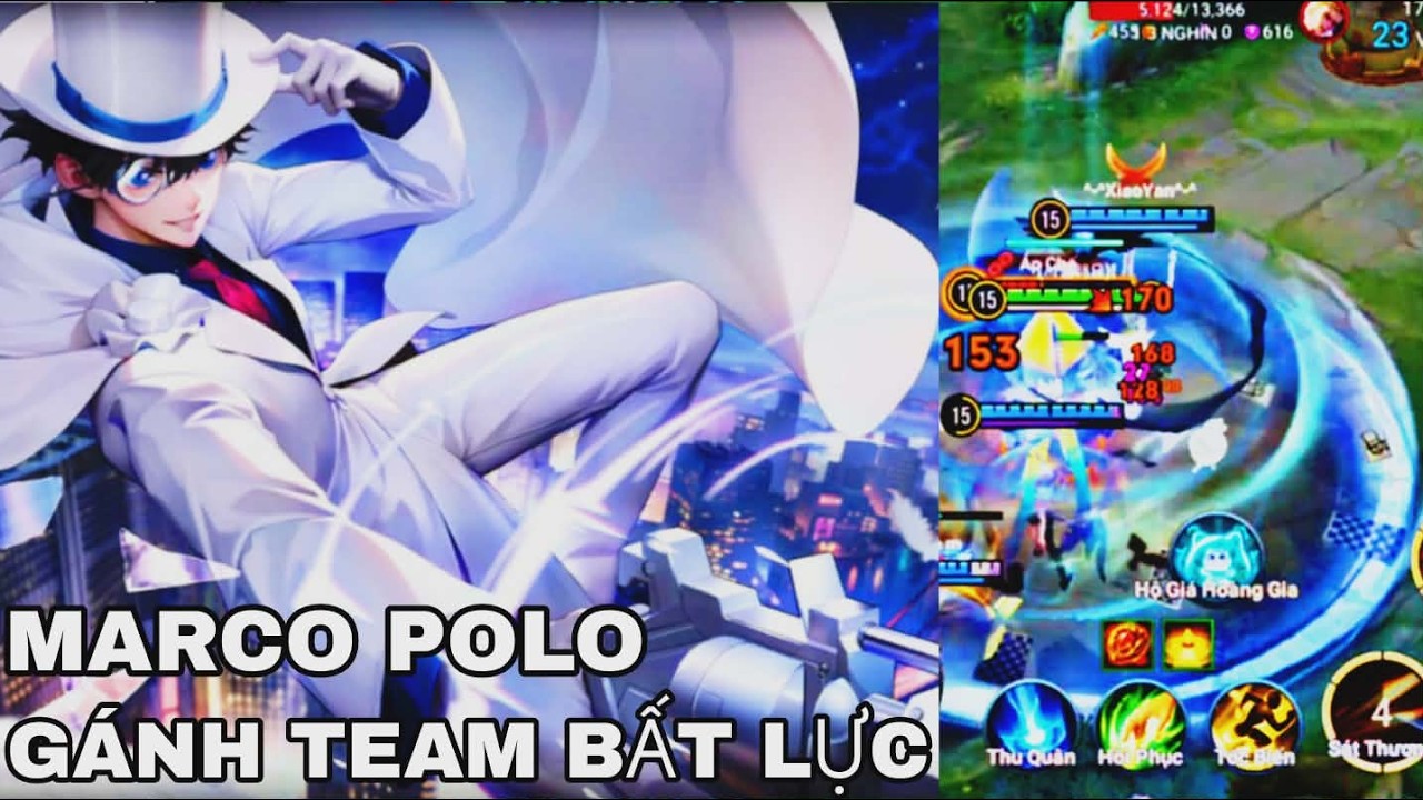 HONOR OF KINGS | Gameplay Marco Polo  Xạ Thủ Quốc Dân Cực Mạnh Gánh Team Bất Lực  { Kaito Kid }