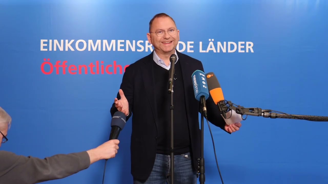 Pressekonferenz Potsdam Tarifverhandlungen &ouml;ffentlicher Dienst der L&auml;nder