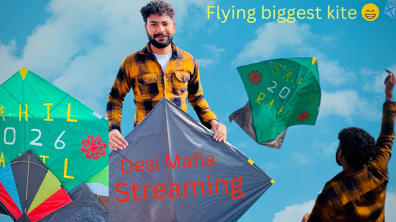 Finally flying 6tawa 🪁 in village 😳