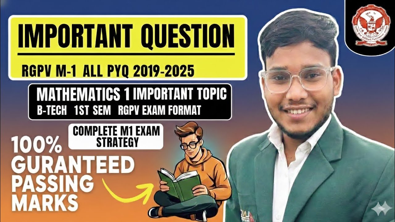 #mathematics 1 #rgpv important question& Topics #completed exam strategy#exam formate #btech1styear 