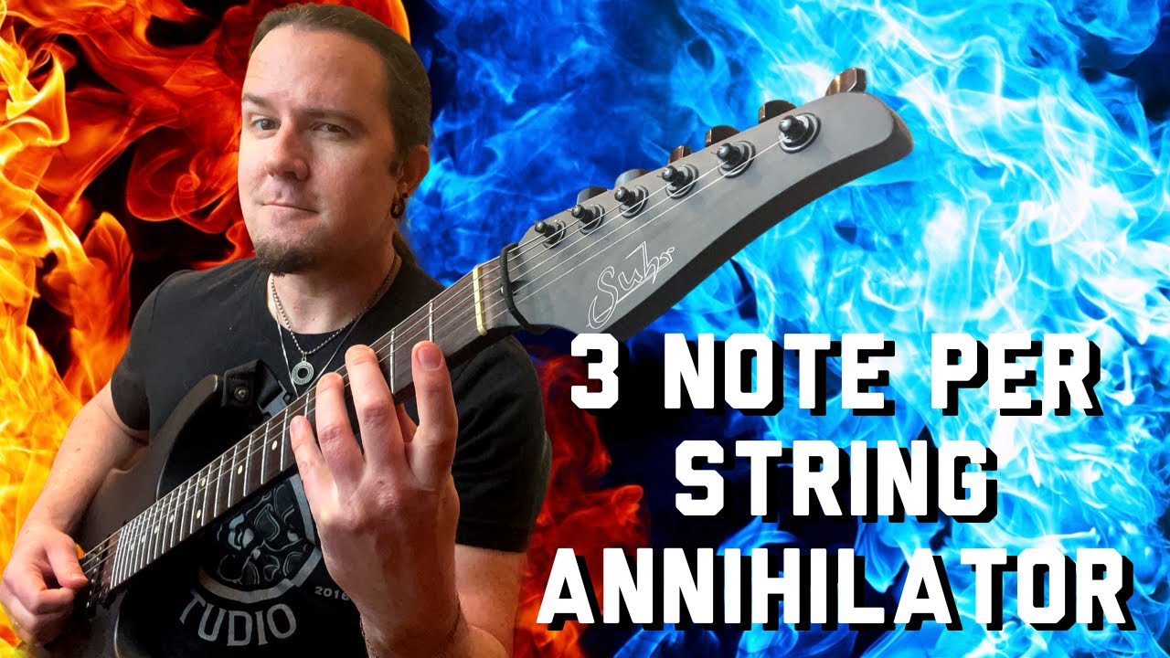 The 3 Note Per String ANNIHILATOR! SHRED THIS!