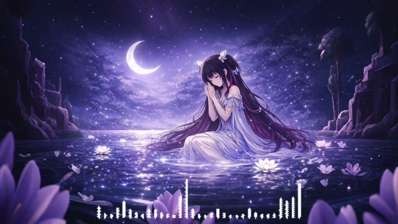달이 숨을 고르는 밤 🌙 콜롬비나 자장가 | 원신 감성 수면 음악