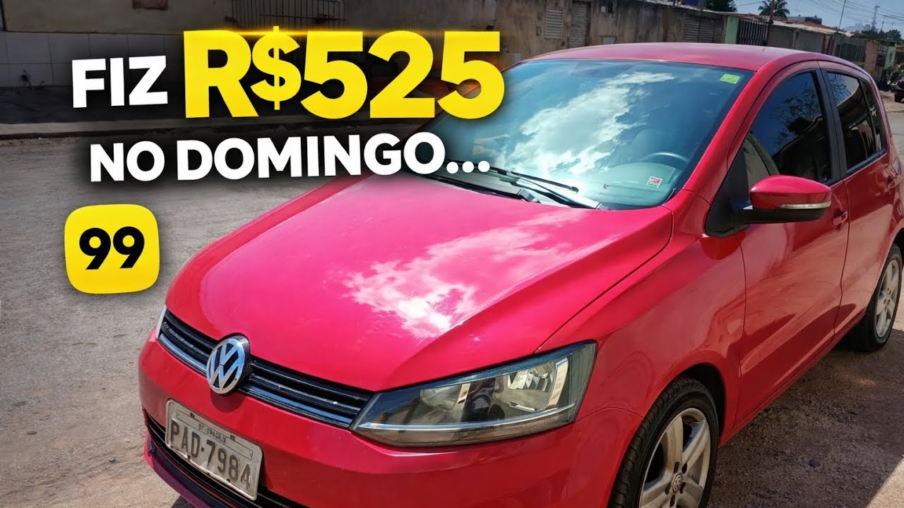 Fiz R$ 525 no domingo na 99. Valeu a pena?