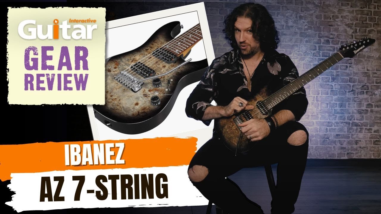IBANEZ AZ427P1PB CKB 7 String | Review | Guitar Interactive