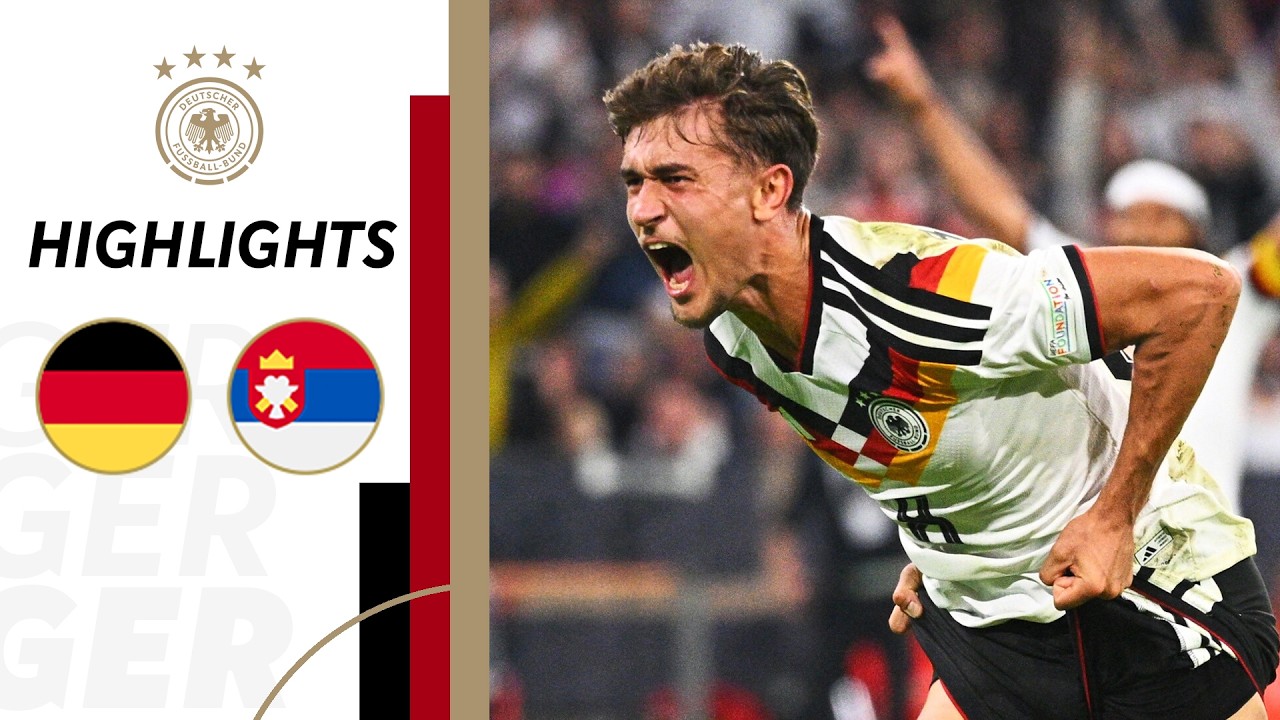FIRST WIN for KLOPP'S TEAM! | Germany vs Serbia | Highlights Nations League