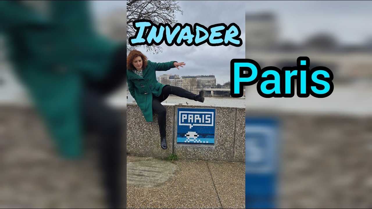 Invader arrive à Paris !