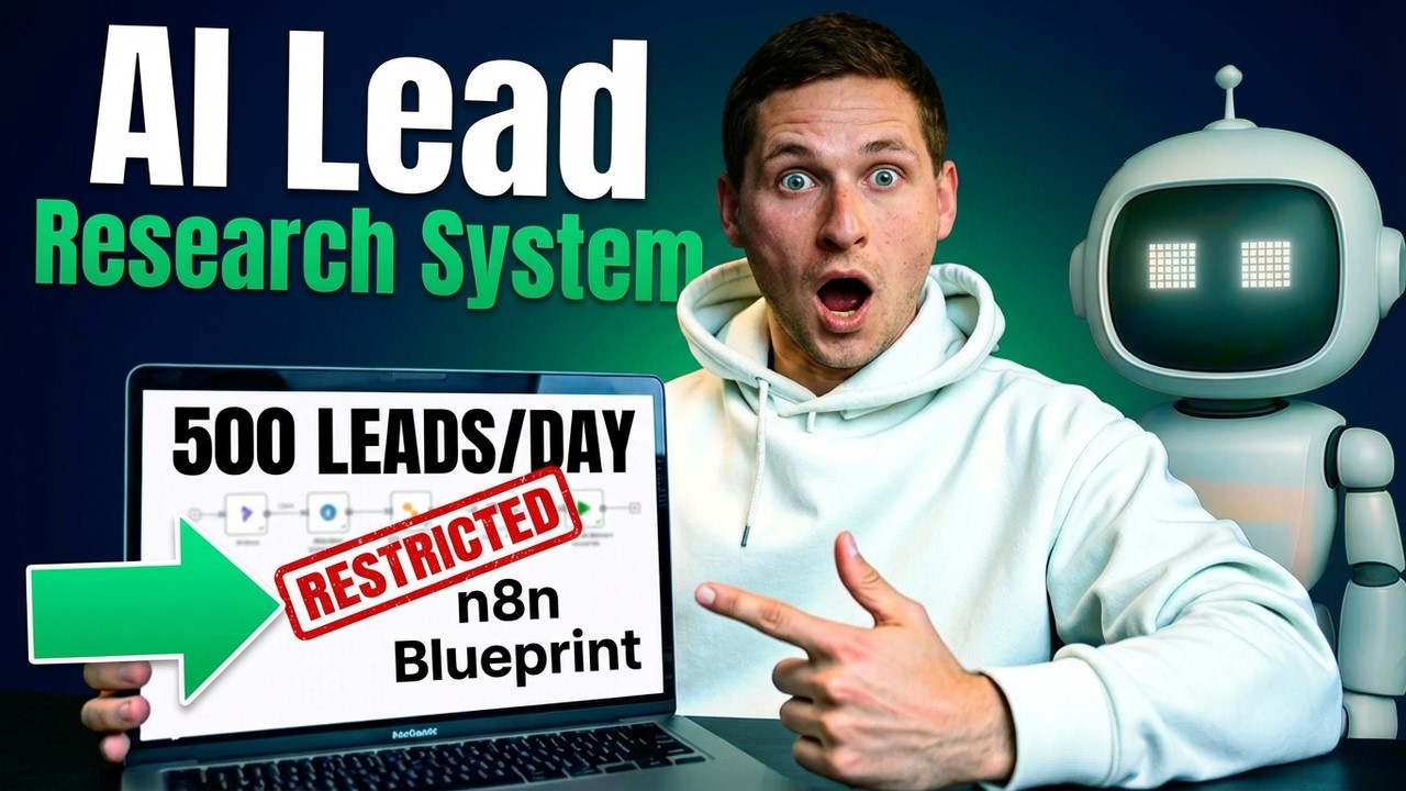 How to Automate Lead Research With AI in n8n (JSON Included)