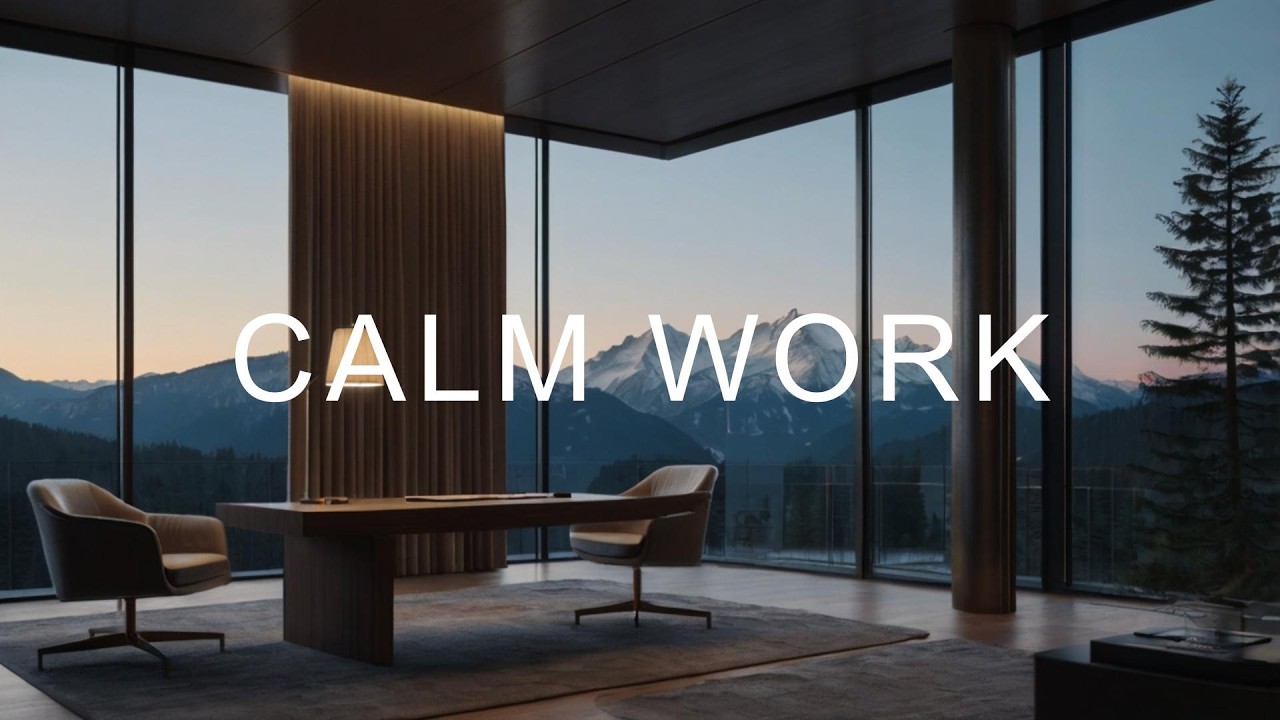 CALM WORK｜Quiet Alpine Evening Ambience