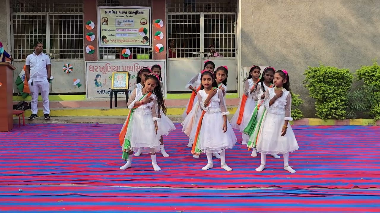 DESHBHAKTI MIX DANCE || P S DHARKHUNIYA || STD 4 || 26 JAN 2026