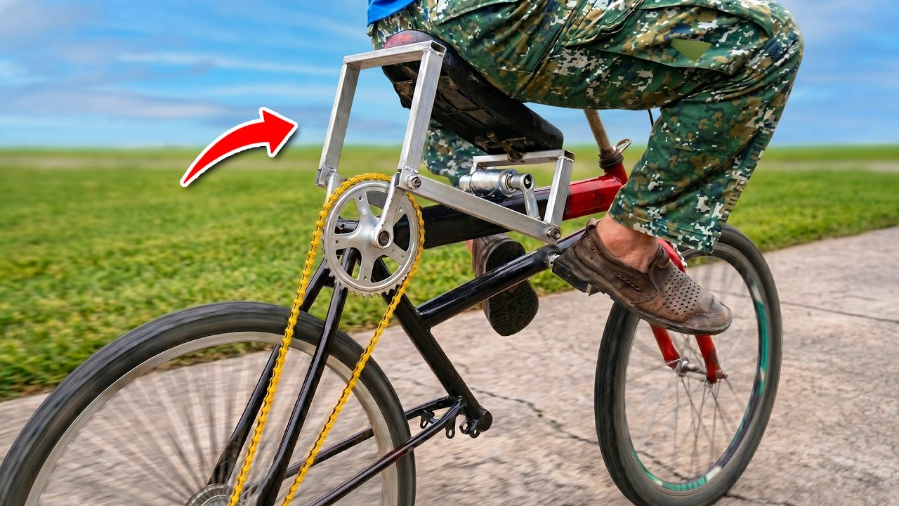 I BECAME A GENIUS AFTER INVENTING THIS CRAZY BICYCLE
