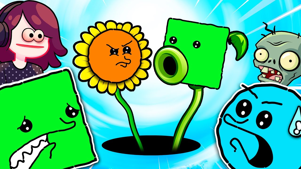PLANTS VS ZOMBIES pero SOMOS PLANTAS ft @FabitoFabitoh