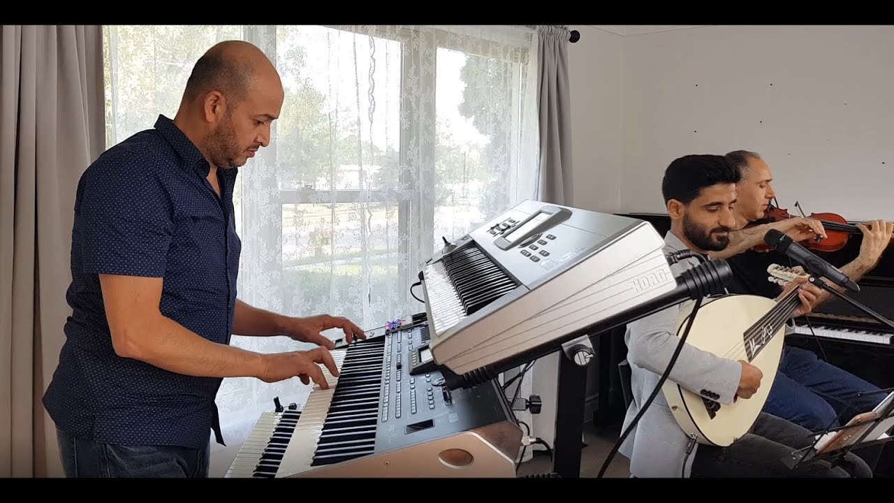الطرب العراقي الاصيل وصلة جورجينا(ياام العيون السود_ميحانا_خايف عليها)cover by tarab up