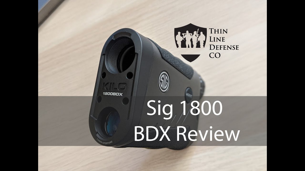 Sig Sauer KILO 1800BDX Rangefinder Review : best rangfinder for hunting or shooting?