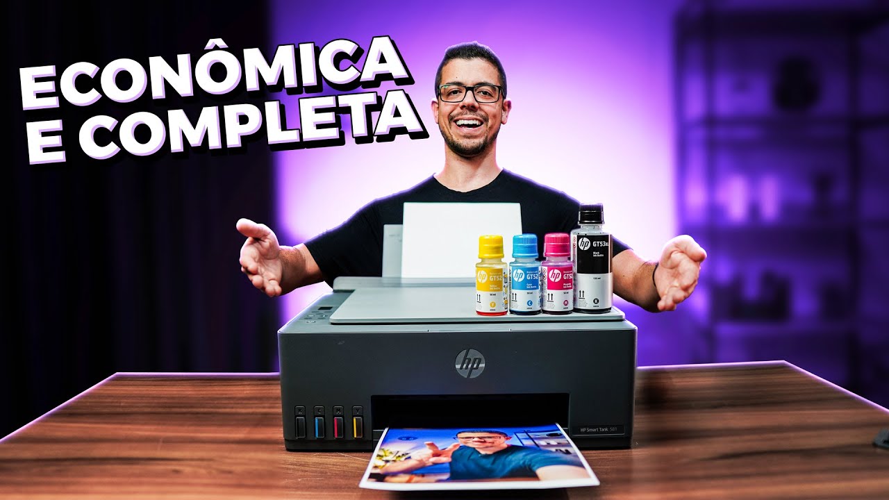 A IMPRESSORA HP SMART TANK 581 É UMA MULTIFUNCIONAL CUSTO-BENEFÍCIO!
