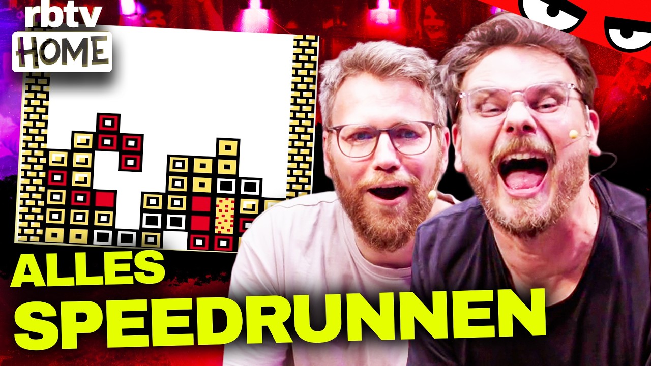 Tippen, Tetris, Cola exen- wir SPEEDRUNNEN ALLES! | RBTV HOME