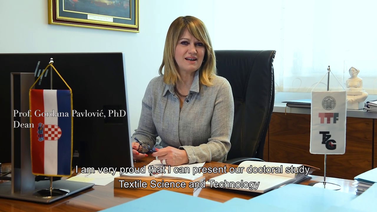 Presentation of doctoral study Textile Science and Technology