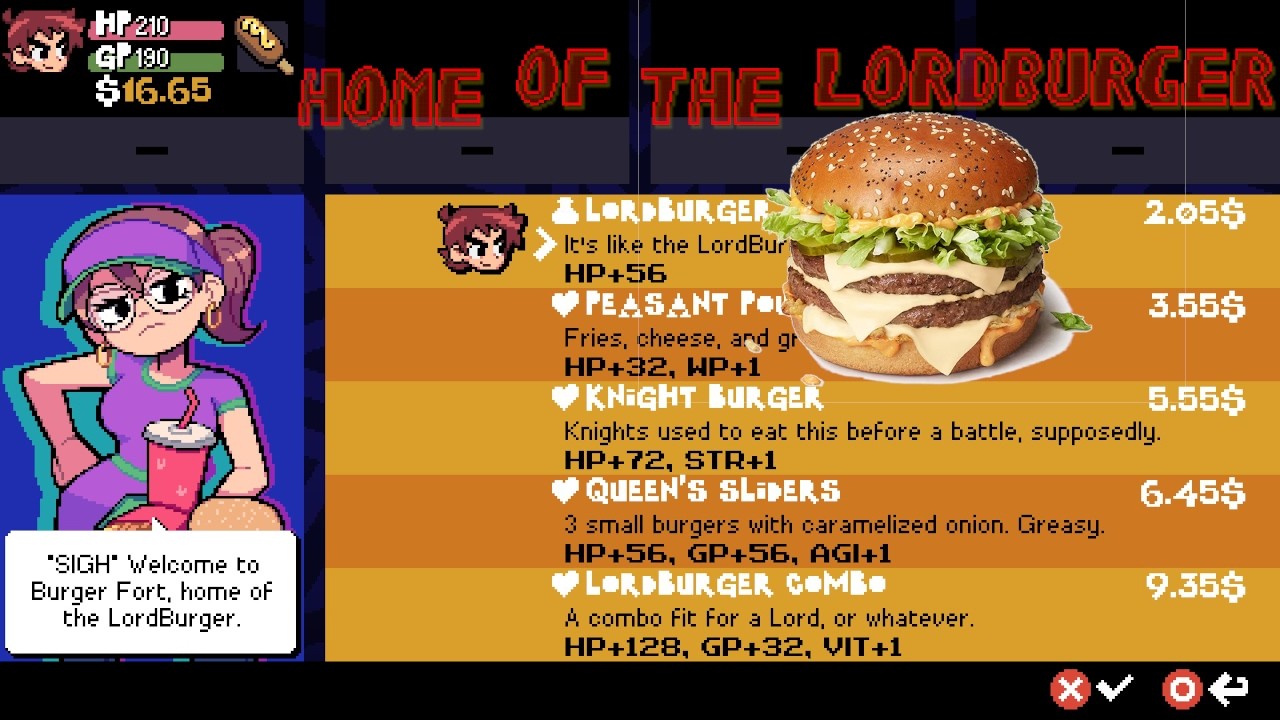 Welcome to Burger Fort! | Scott Pilgrim EX |