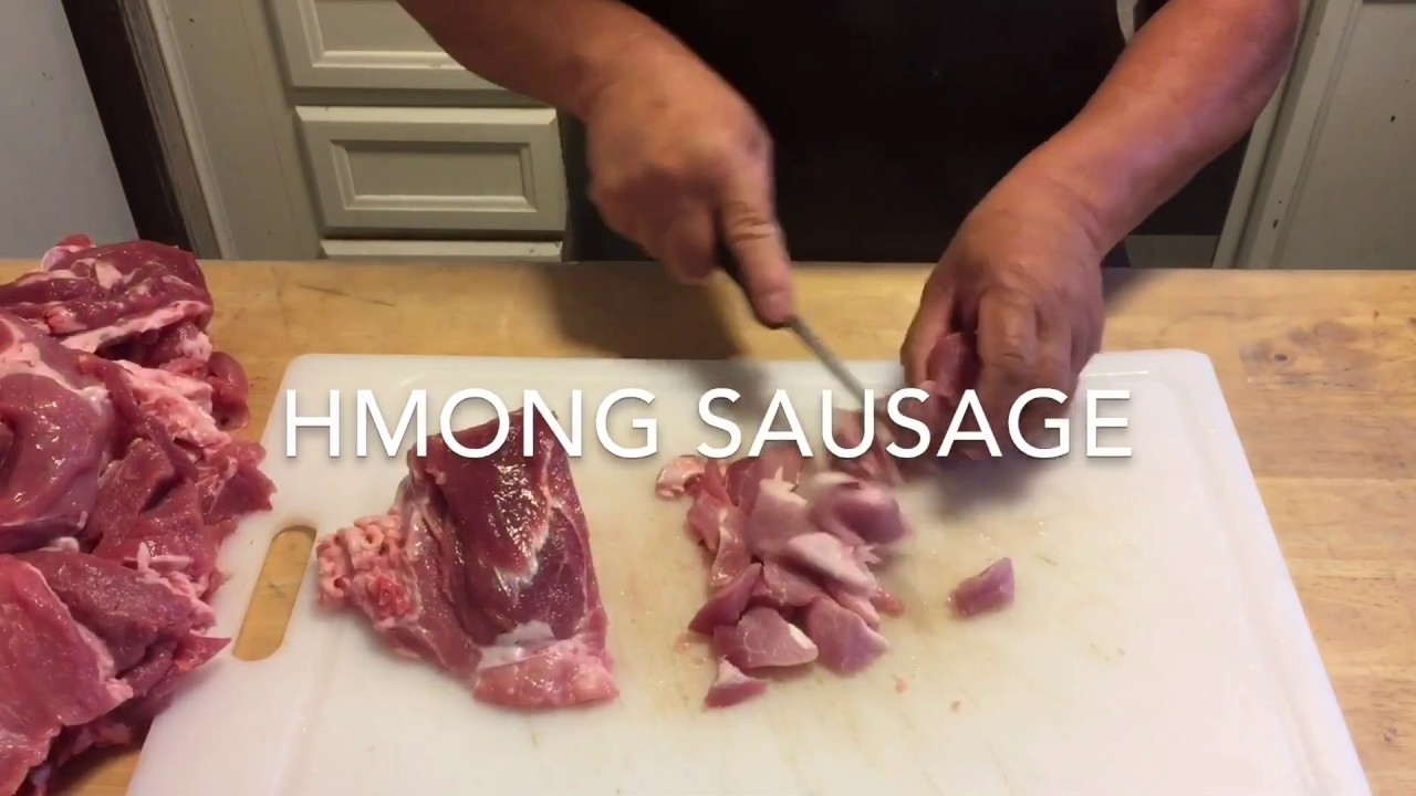 Hmong Farming in the USA: Recipes (Hmong Sausage)