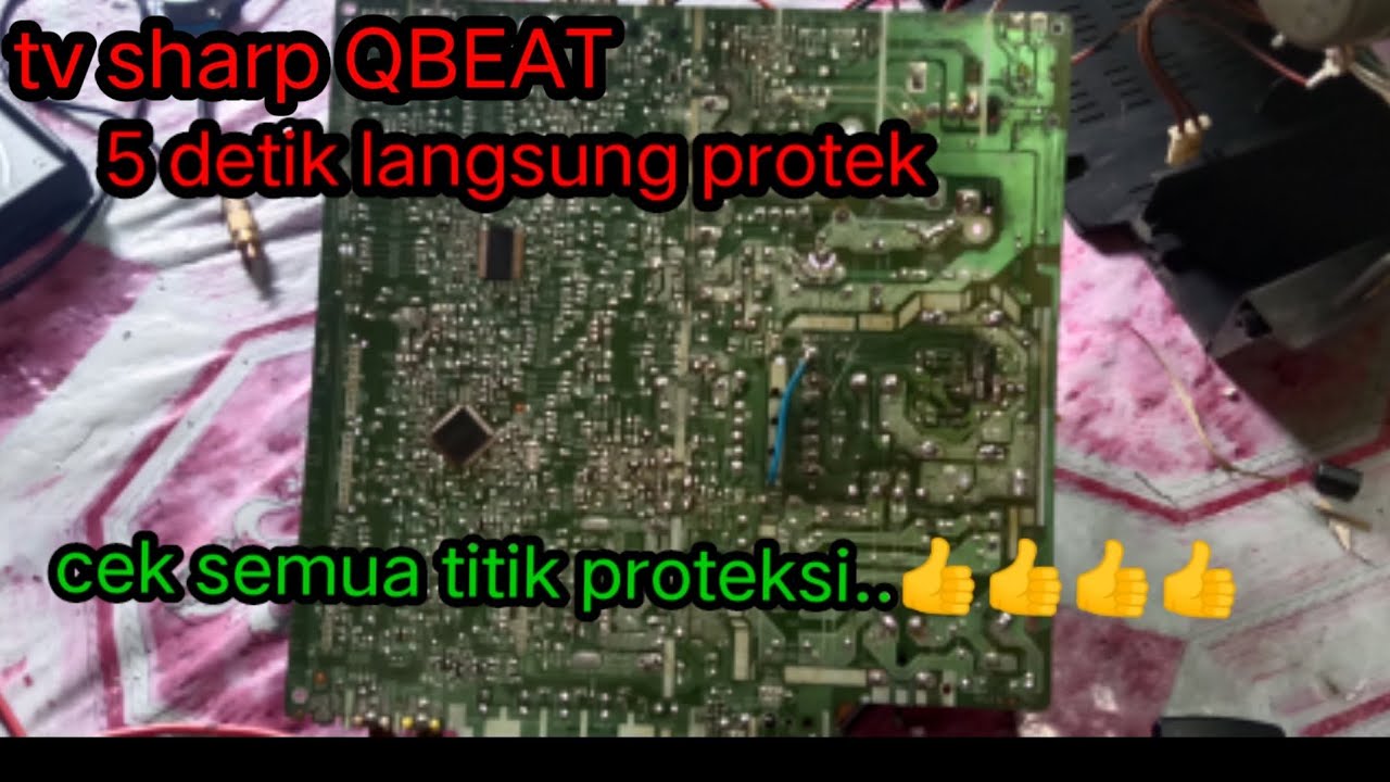 lacak pin protek tv sharp 14 in. ic croma M61260.ic program IXB226wj.