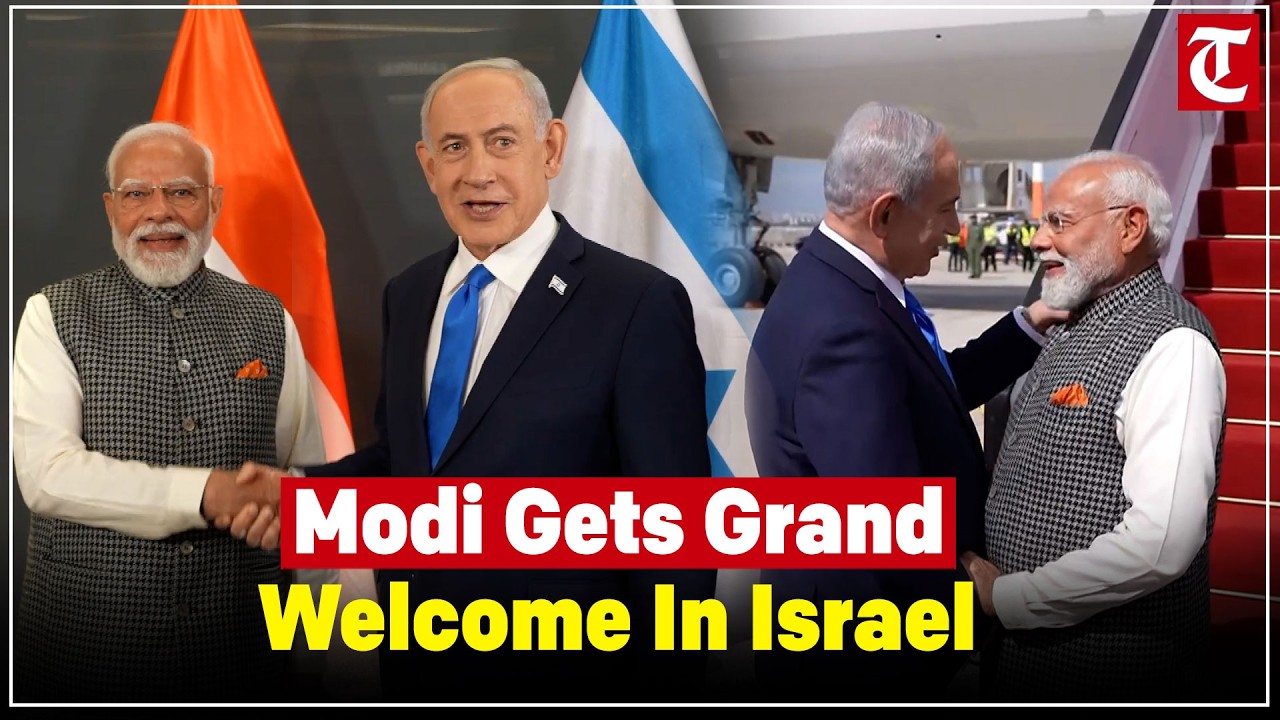 PM Narendra Modi Receives Warm Welcome from PM Netanyahu on Arrival in Israel