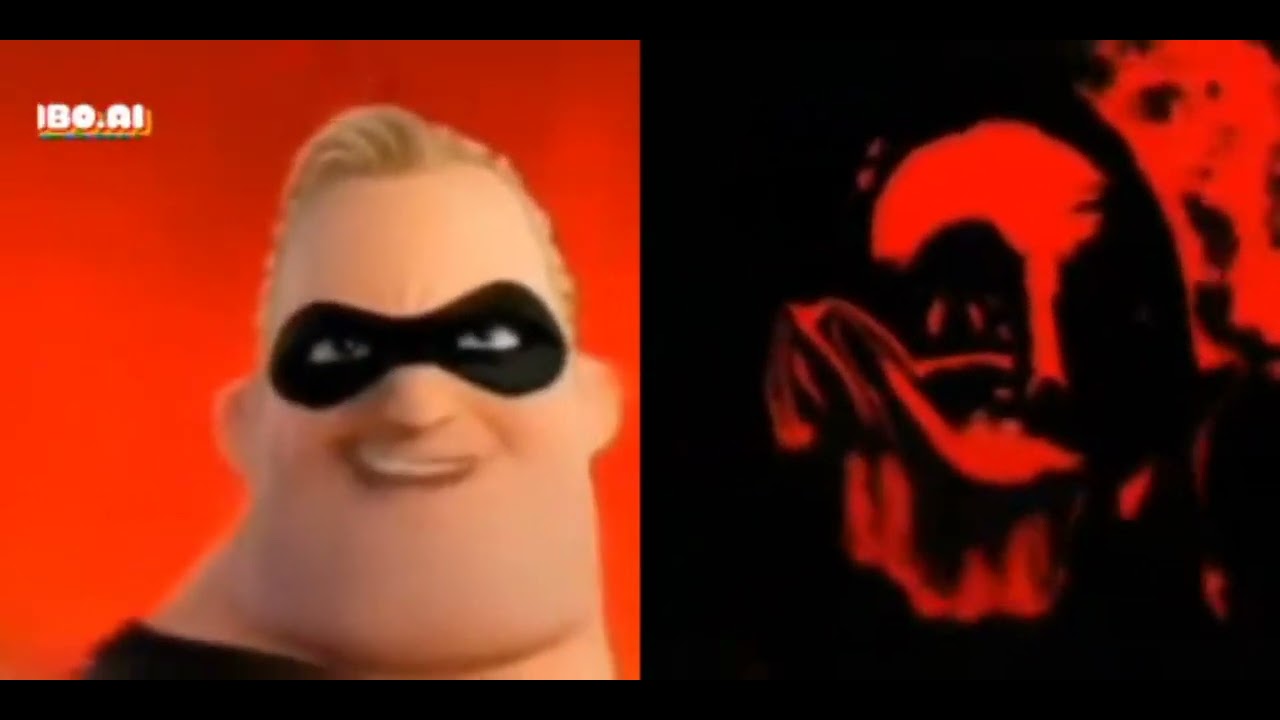 mr incredible becoming canny and uncanny new....... singing wombo ai combos