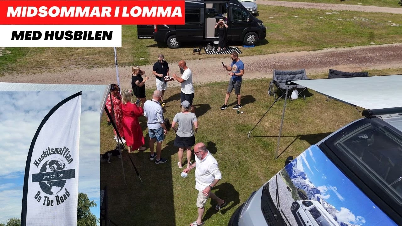 Midsommarhelg med vänner #husbilsliv #husbilsmaffian