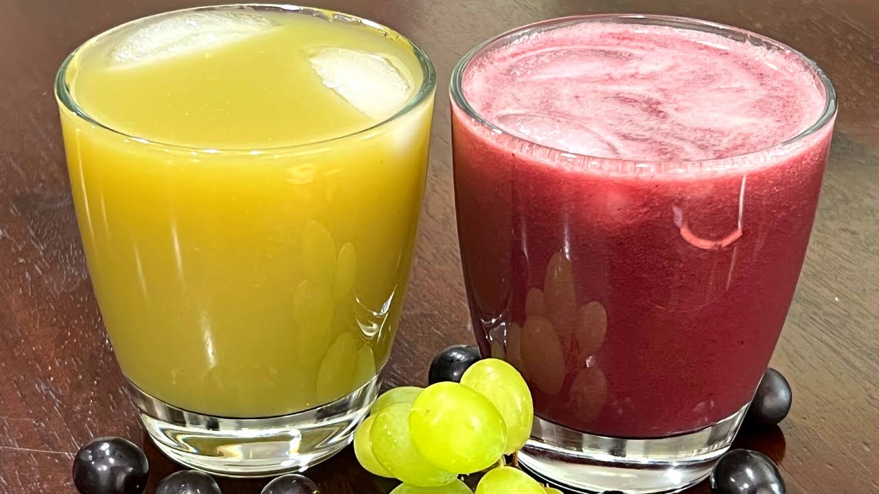 Grape Juice Recipe - How To Make Grape Juice At Home - Summer Drink Recipes - Juice Recipes