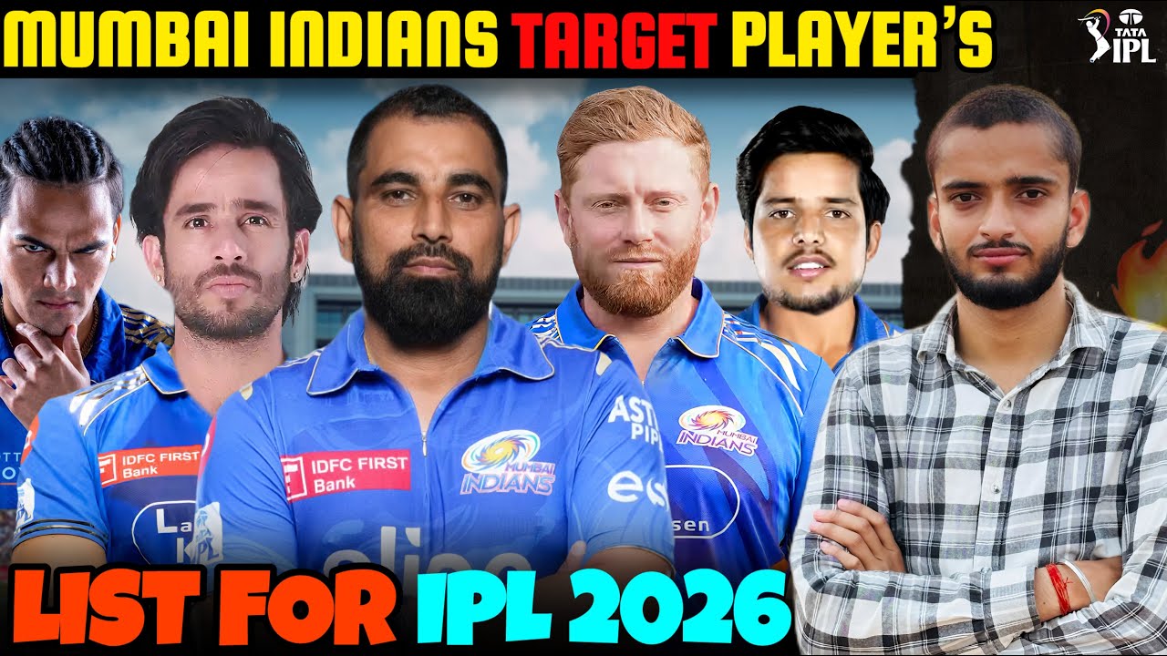 IPL 2026: MUMBAI INDIANS TARGET PLAYERS LIST | SHAMI in MI🤔 | Cric Inshot