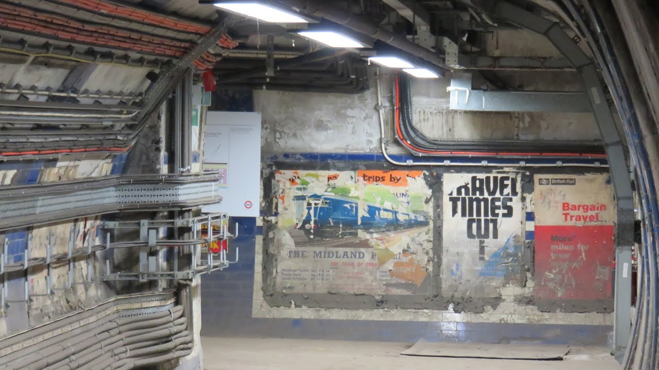 ABANDONED Euston Station Underground - the lost tunnels 2018 last chance to visit before HS2