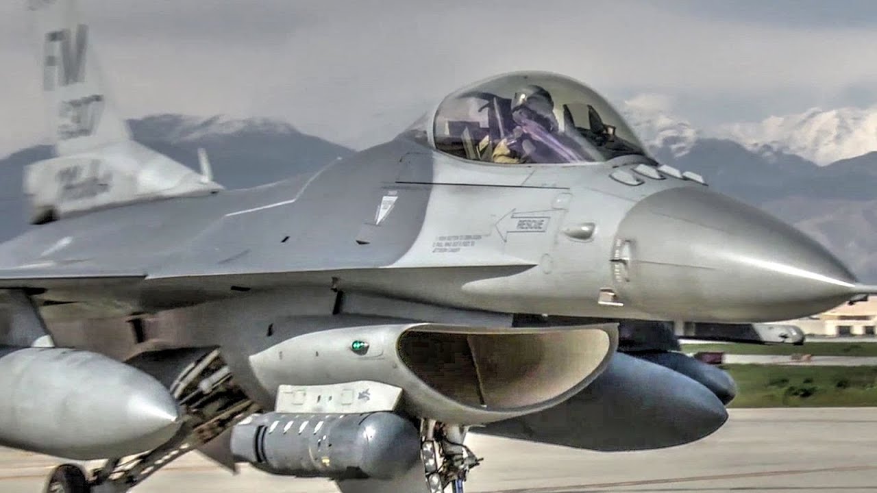 F-16 Fighter Jets at Bagram Airfield