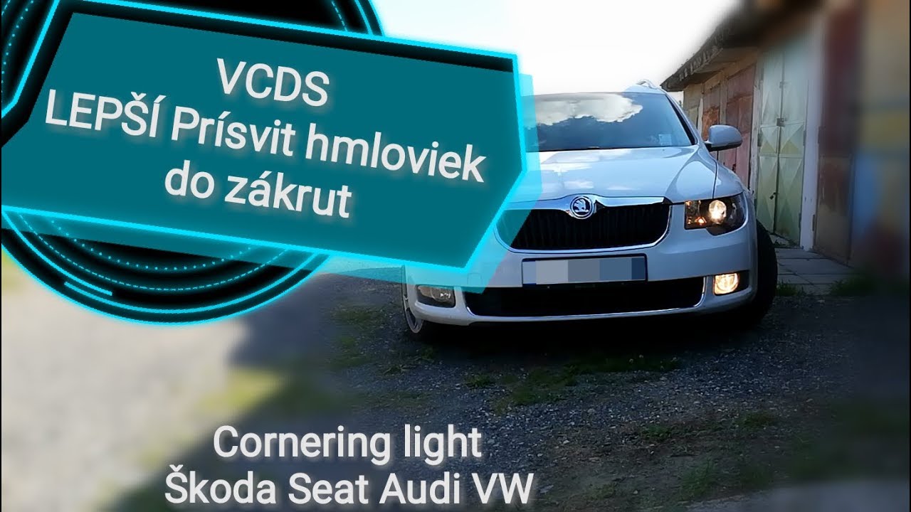 🚗 AKO nastaviť LEPŠÍ prísvit hmloviek do zákrut -  Better cornering light VCDS  🏁