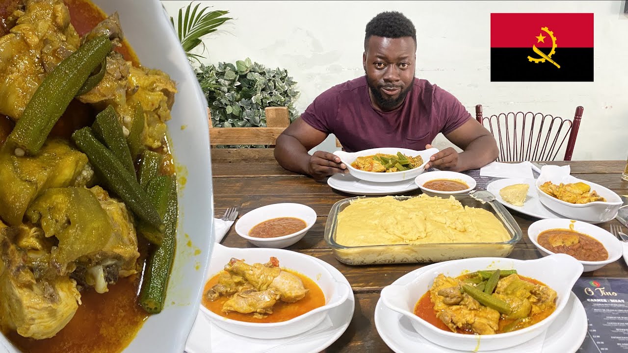 Я впервые попробовал АНГОЛЬСКУЮ ЕДУ в O’Tino 👨🏿‍🍳🇦🇴