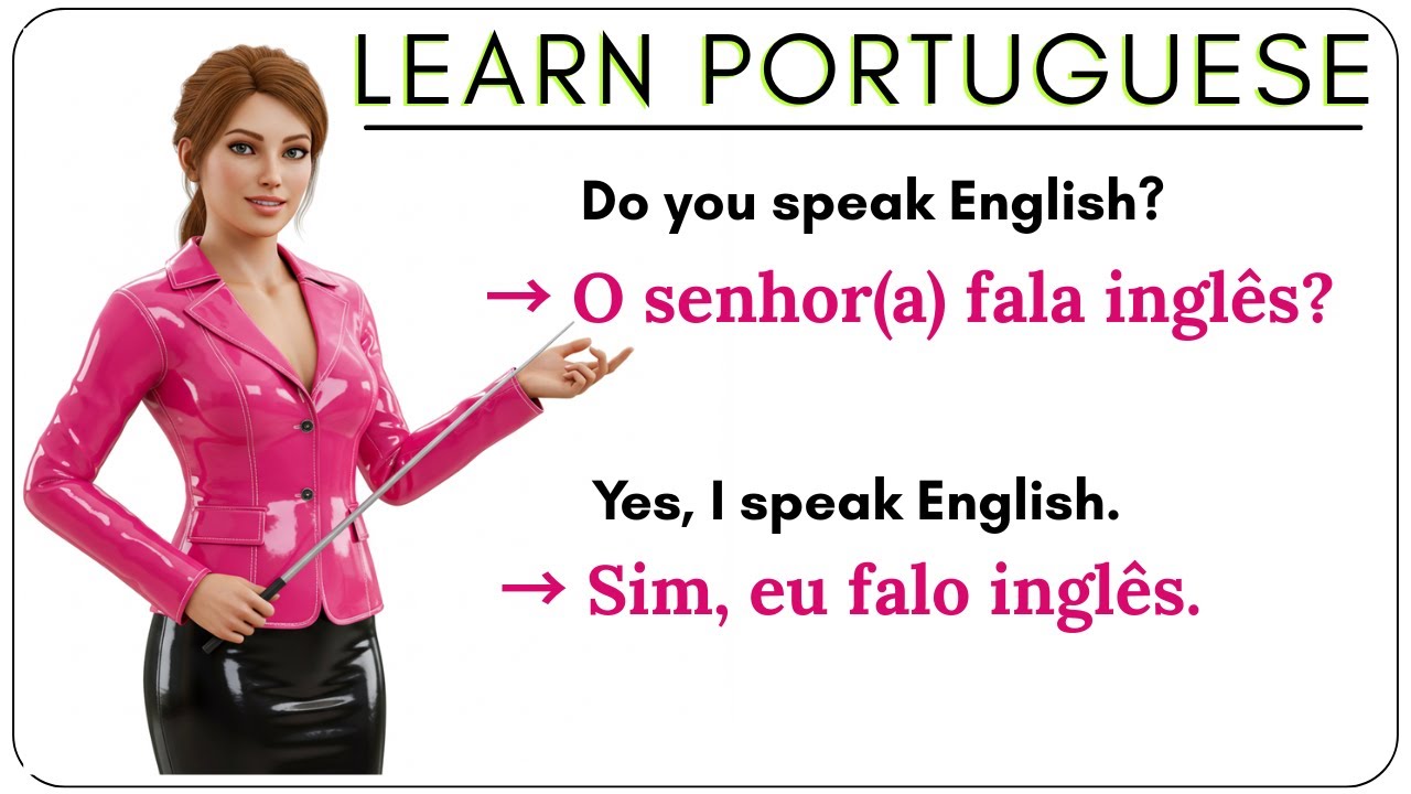 Useful PORTUGUESE Conversations Every Learner Must Know | Learn Portuguese | Aprender português