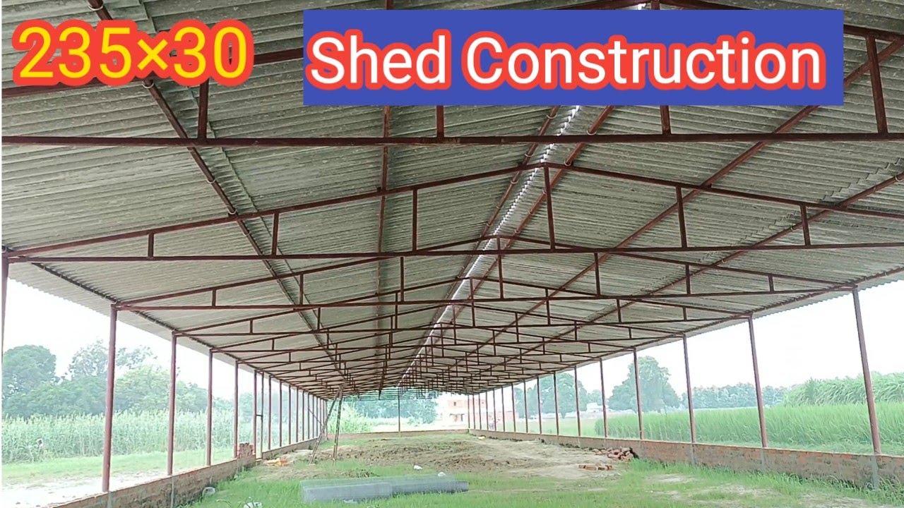 235×30 ft Normal Poultry Farm construction| KS Poultry|