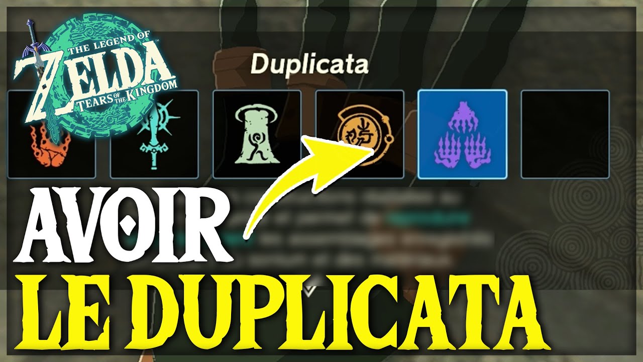 Comment Débloquer La CAPACITÉ DUPLICATA dans Zelda Tears of The Kingdom - TUTO ZELDA TOTK