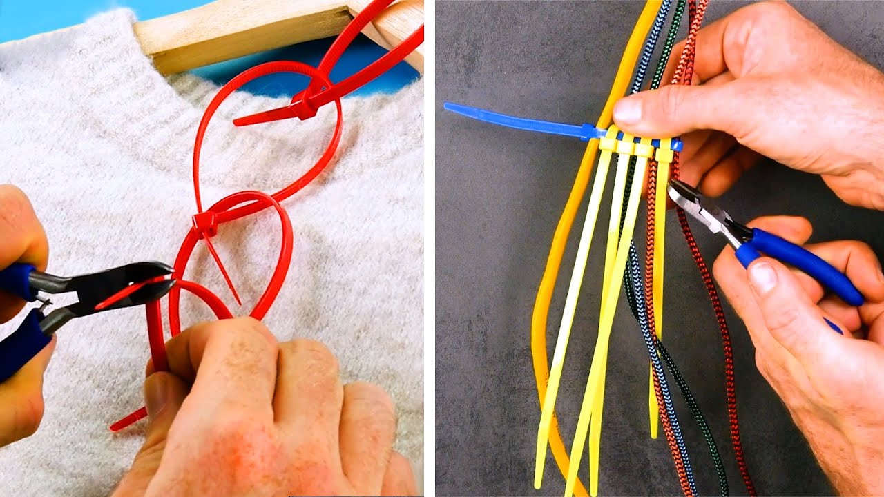 30 Practical HACKS For EVERYDAY LIFE | Zip Ties, Ziplock Bags & More!