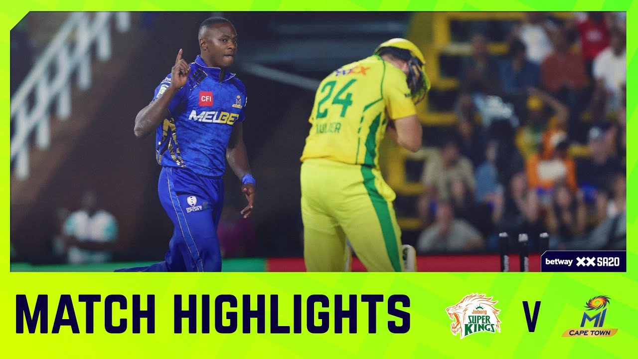 Joburg Super Kings vs MI Cape Town | Match 20 Highlights | Betway SA20