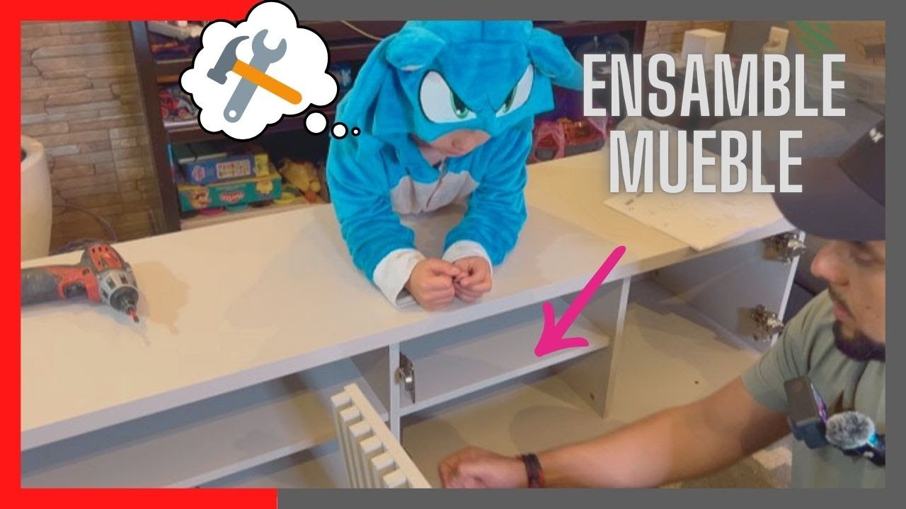 Ensamble de Mueble para TV Bancada Fortaleza Colibri