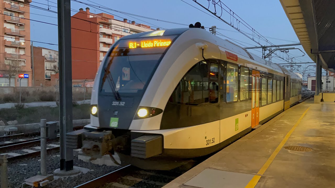 FGC 331 entrando en Lleida Pirineus