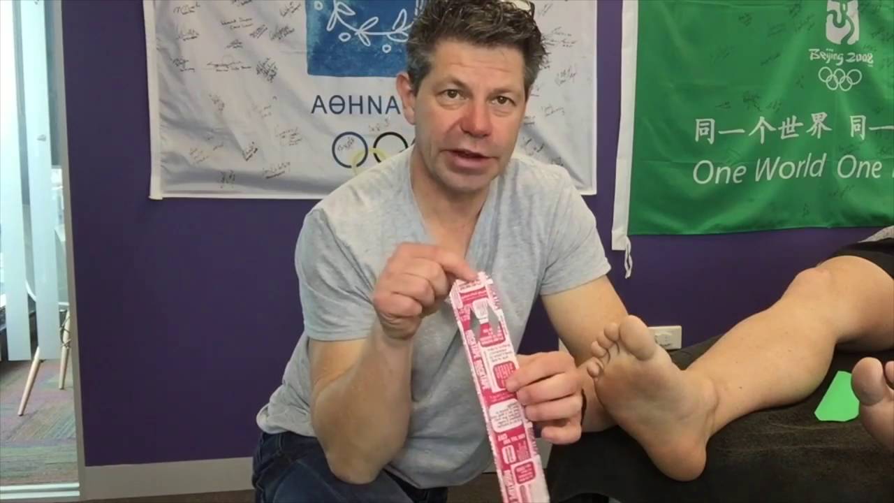 Sports Massage: Taping for Trigger Points - Plantar Fasciitis