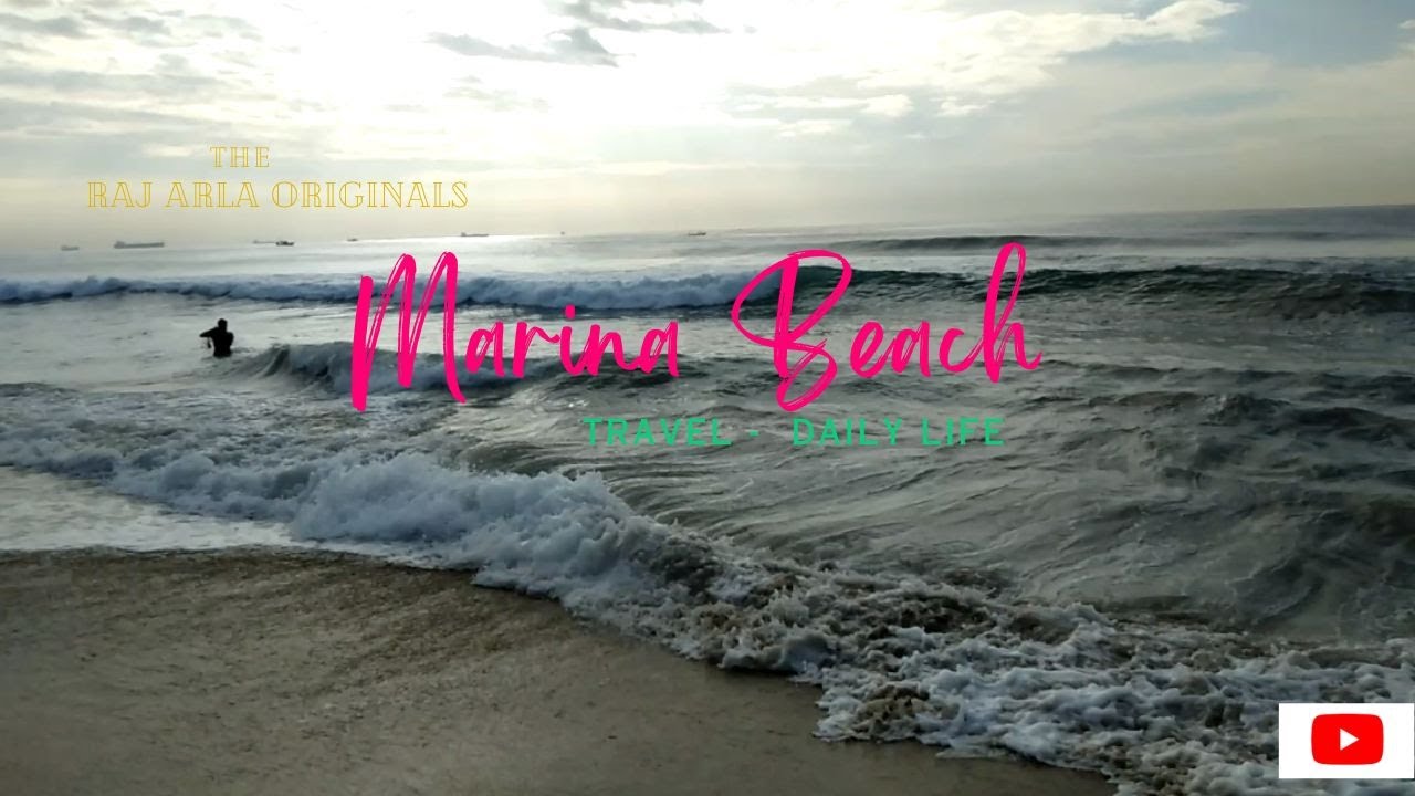 Early Morning at Marina Beach, Chennai  |  Travel Videos |Raj Arla Originals |