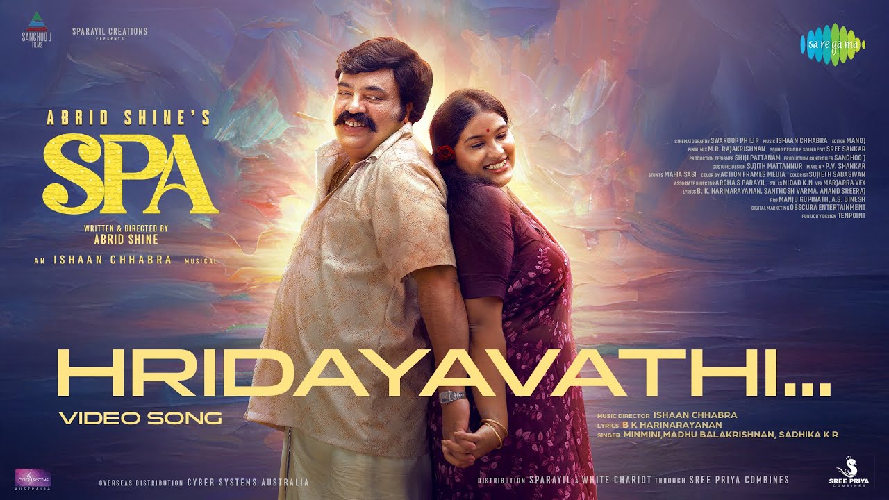 Hridayavathi - Video Song | Spa | Abrid Shine | Ishaan Chhabra
