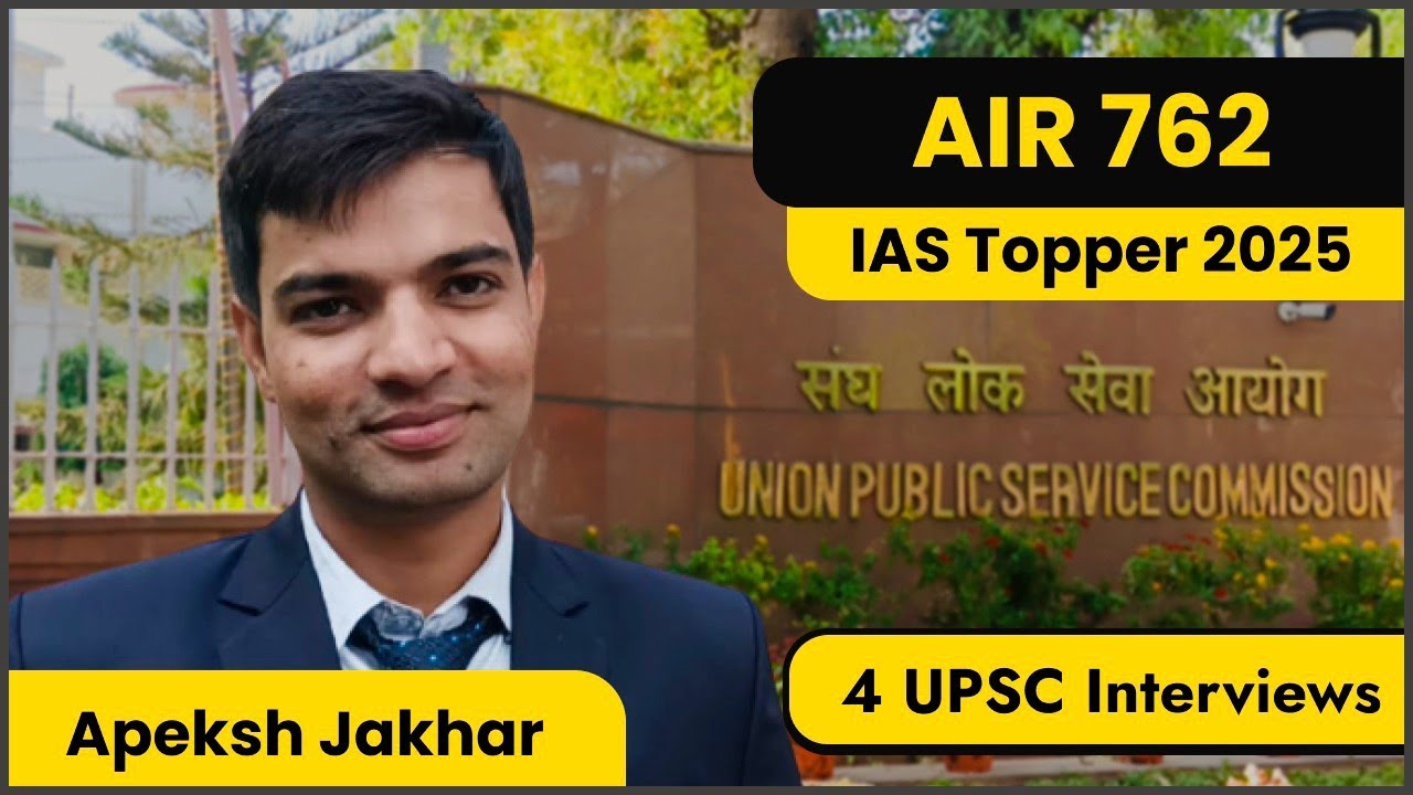 IAS Topper | Apeksh | AIR 762 | IAS | 2025-26 #upsc #lbsnaa